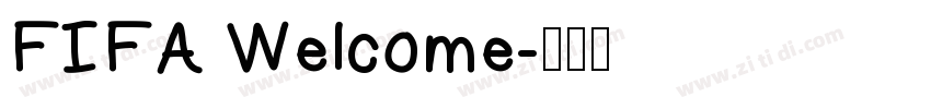 FIFA Welcome字体转换